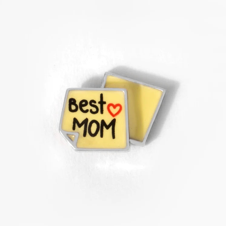 Best Mom Note Charm