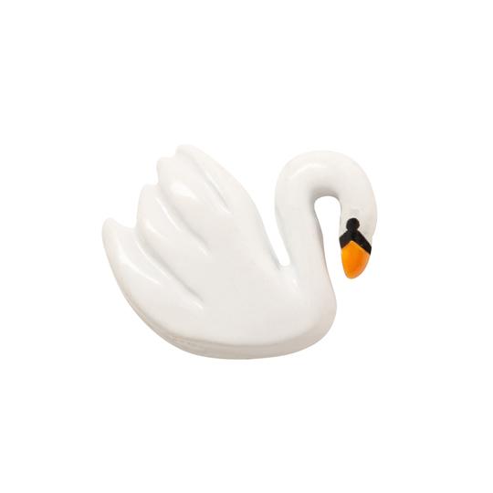 White Swan Charm
