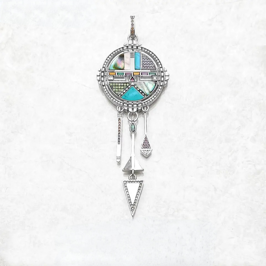 Bohemian Necklace Silver Sterling S925