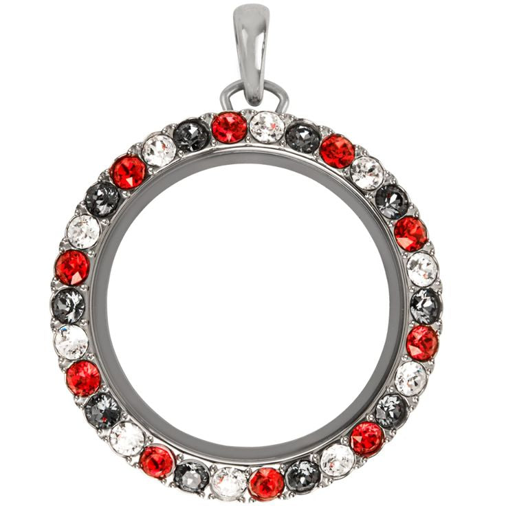 Swarovski Red/Black locket