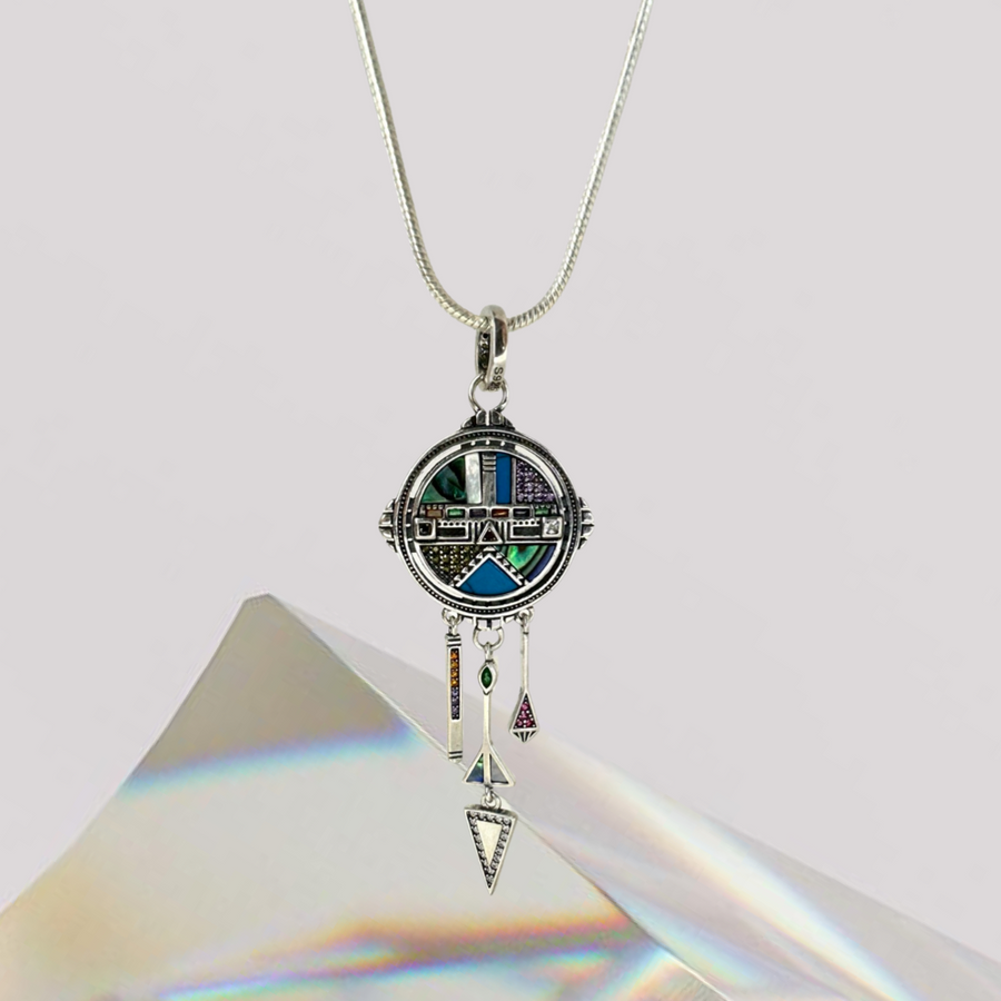 Bohemian Necklace Silver Sterling S925