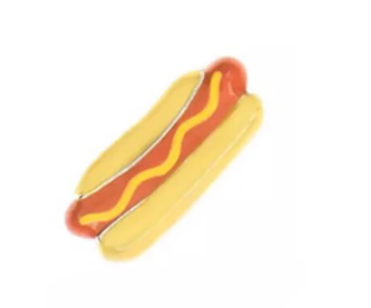 Hot Dog Charm