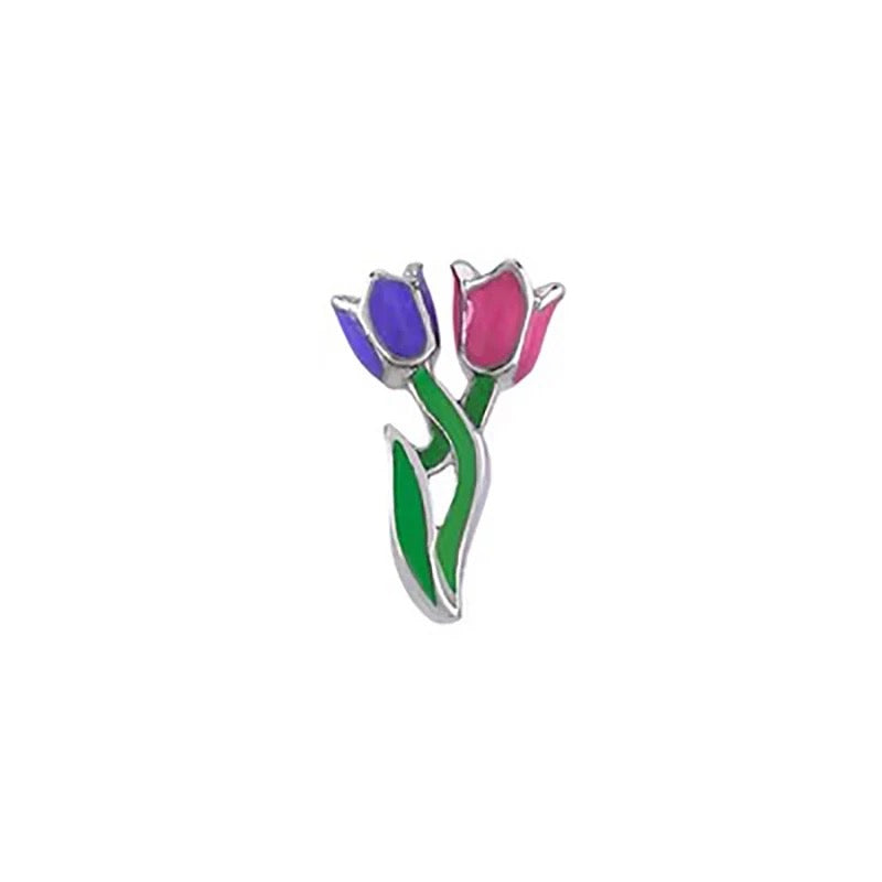 Tulip flower charm