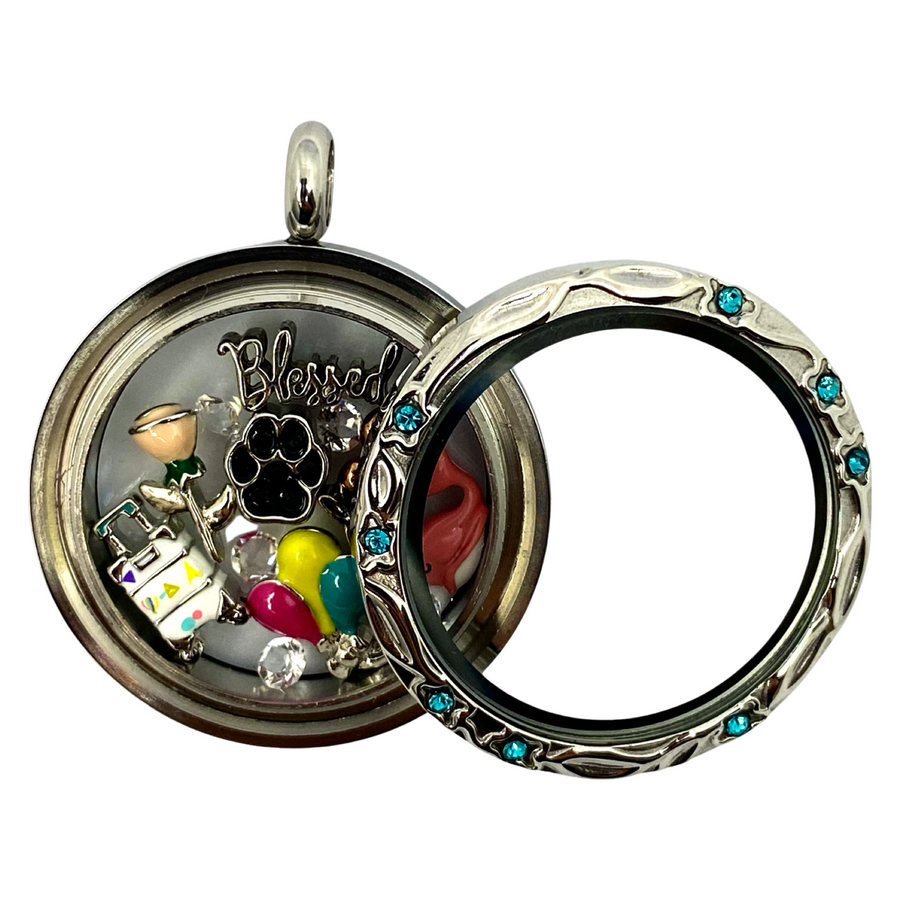 Green Stone Locket