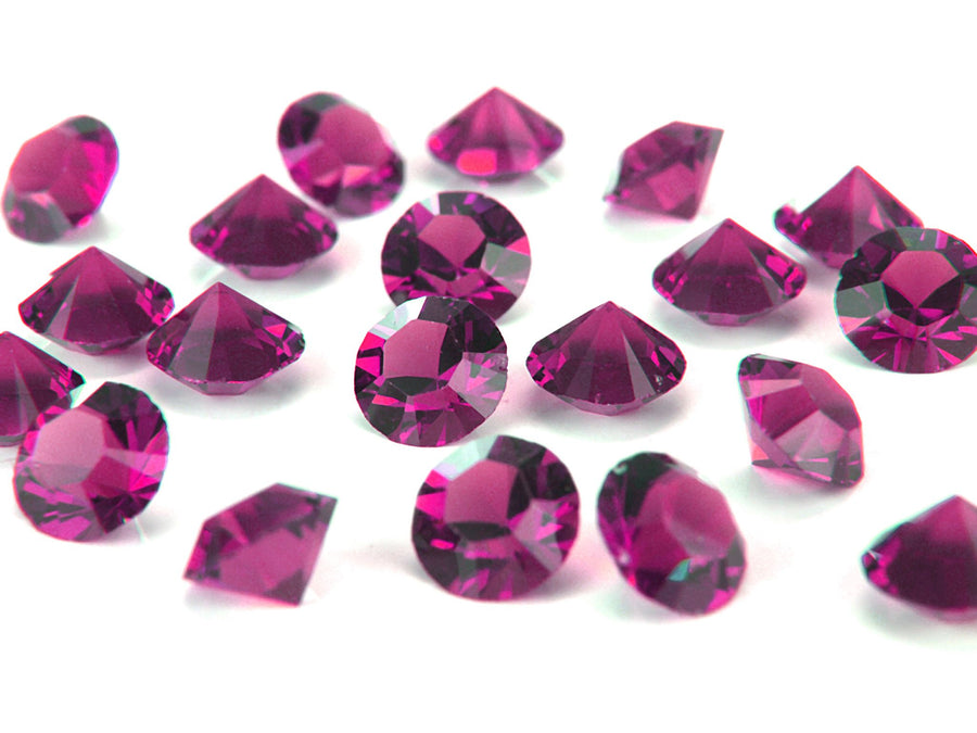 Fuchsia pink Loose Crystals