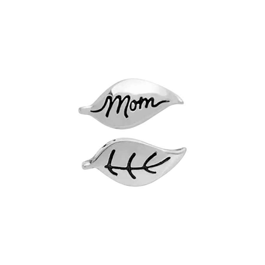 Mom leaf charm